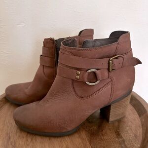 Josef Seibel Britney Bria Brown Bootie Ankle Boot size 36